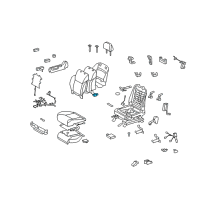 OEM 2014 Lexus LX570 Lamp Assembly, Interior Diagram - 81080-30040