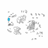 OEM 2015 Lexus LX570 Heater Assembly, Seat Diagram - 87510-60290