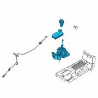 OEM Lincoln MKZ Shifter Diagram - 9H6Z-7210-BG