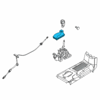 OEM 2011 Lincoln MKZ Shift Boot Diagram - 9H6Z-7277-AA