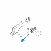 OEM BMW Filler Flap Actuator Diagram - 67-11-6-985-881