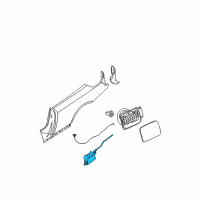 OEM 2012 BMW M3 Filler Flap Actuator Diagram - 67-11-6-985-881
