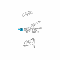 OEM 2012 Chevrolet Malibu Signal Switch Diagram - 20940369