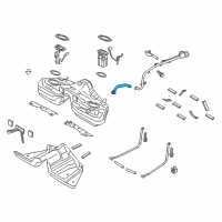 OEM 2019 Ford Mustang Filler Hose Diagram - FR3Z-9047-A