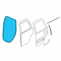 OEM Dodge Durango WEATHERSTRIP-Rear Door SILL Secondary Diagram - 55399174AE