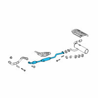 OEM 2010 Scion tC Center Pipe Diagram - 17420-28520