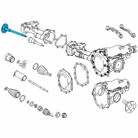 OEM 2016 Chevrolet Silverado 2500 HD Inner Shaft Diagram - 20768561