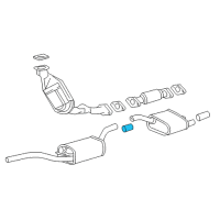 OEM 2010 Ford Focus Connector Diagram - 3S4Z-5K256-AA