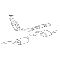 OEM 2004 Ford Focus Converter Gasket Diagram - YS4Z-9450-CA