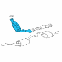 OEM 2003 Ford Focus Converter Diagram - 5S4Z-5E212-CA