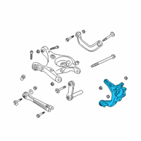 OEM 2022 Ford Police Interceptor Utility Knuckle Diagram - LB5Z-5B758-A