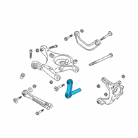 OEM Lincoln Lower Link Diagram - LB5Z-5A972-A