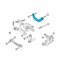 OEM 2022 Ford Explorer Rear Hub & Bearing Diagram - LB5Z-5500-N