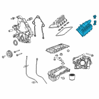 OEM Dodge Challenger Cover-Cylinder Head Diagram - 5038842AC