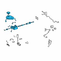 OEM Lexus Cylinder Sub-Assy, Brake Master Diagram - 47025-60081