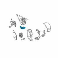 OEM 2017 Acura TLX Outer Base Cap L Diagram - 76252-TZ3-A01