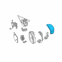 OEM 2020 Acura TLX Upper Housing (Fathom Blue Pearl) Diagram - 76251-TZ3-A01ZG