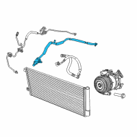 OEM 2015 Jeep Renegade Hose-A/C Suction Diagram - 68418174AA