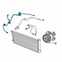 OEM 2019 Jeep Renegade Line-A/C Liquid Diagram - 68505342AA