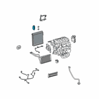 OEM 2020 Lexus ES350 A/C Expansion Valve Diagram - 8851533080