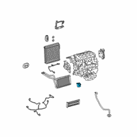 OEM 2020 Lexus UX200 Damper Servo Sub-Assembly Diagram - 87106-47200