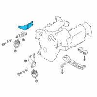 OEM 2016 Infiniti Q50 Bracket Engine Mounting Rh Diagram - 11232-4HK5A