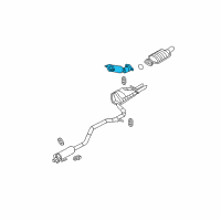 OEM Mercury Milan Front Pipe Diagram - 7E5Z-5G203-BA