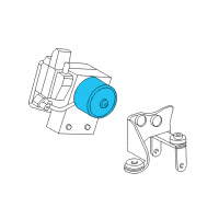 OEM 2009 Lincoln Town Car ABS Pump Assembly Diagram - 9W7Z-2C346-B