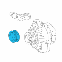 OEM Toyota Echo Pulley Diagram - 27411-65010