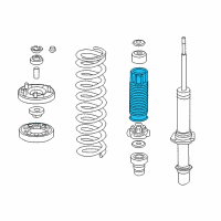OEM 2008 Honda Accord Sleeve, FR. Dust Cover Diagram - 51688-SDA-A01