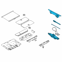 OEM 2010 Ford Explorer Jack Assembly Diagram - 8L2Z-17085-AB