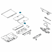 OEM 2008 Ford Explorer Handle Diagram - 6L2Z-78116A76-AAA