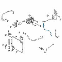 OEM 2015 Toyota Land Cruiser Suction Pipe Diagram - 88717-6B130