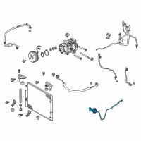 OEM 2019 Toyota Land Cruiser Pressure Line Diagram - 88710-60B90