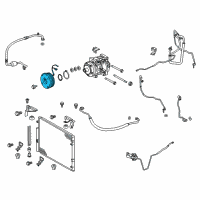 OEM Lexus Clutch Assembly, Magnet Diagram - 88410-0C140