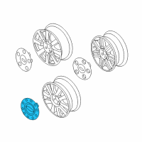 OEM Ford Taurus Center Cap Diagram - 5G1Z-1130-BA