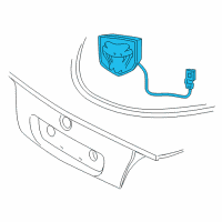 OEM 2008 Dodge Viper Lamp-High Mounted Stop Diagram - 5030107AB