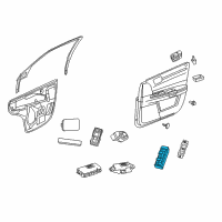 OEM 2008 Jeep Grand Cherokee Switch-Window And Door Lock Diagram - 4602781AA