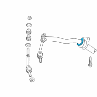 OEM 2007 Dodge Ram 3500 BUSHING-STABILIZER Bar Diagram - 52113085AB