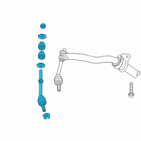 OEM 2007 Dodge Ram 3500 Link Kit-STABILIZER Bar Diagram - 5175052AB