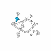 OEM Kia Engine Mounting Bracket Assembly Diagram - 218102E000