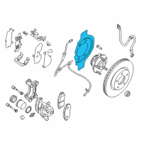OEM Nissan Altima Plate-BAFFLE Diagram - 41151-JA02A