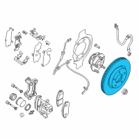 OEM Nissan Altima Rotor-Disc Brake, Front Diagram - 40206-JA00A