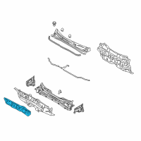 OEM Hyundai Sonata Insulator-Dash Panel Diagram - 84124-3S000