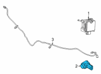 OEM 2019 Jeep Renegade Sensor-Park Assist Diagram - 68438905AA