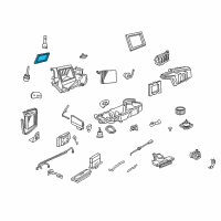 OEM 2000 Ford Expedition Evaporator Case Seal Diagram - F65Z-18C367-AA