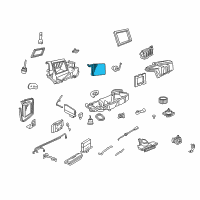 OEM 2000 Ford Expedition Evaporator Core Diagram - XL7Z-19860-AA