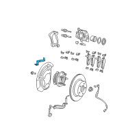 OEM 2017 Jeep Wrangler Bracket-Brake Sensor Diagram - 56026767