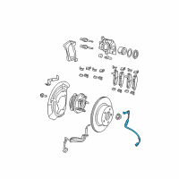 OEM 2018 Jeep Wrangler JK Hose-Brake Diagram - 68171943AF