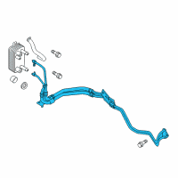 OEM 2015 Ford Transit-350 Cooler Pipe Diagram - CK4Z-7R081-D